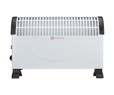 ALPINA električni konvektorski grelnik / radiator, moč 1500W, termostat, zaščita pred pregrevanjem, 50x33x18cm, bel