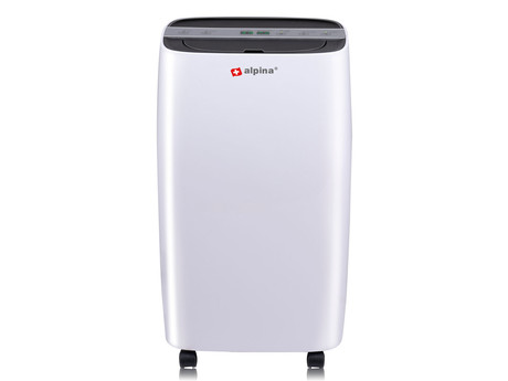 ALPINA razvlažilec zraka, 220W, 10L/24ur, do 100m3, časovnik, higrometer, tiho delovanje, priložena odtočna cev