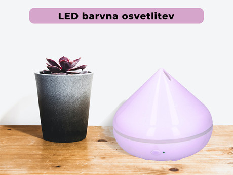 EOL - GRUNDIG vlažilec zraka in razpršilec eteričnih olj + home SPA) + LED ambientna osvetlitev v 6. barvah, USB kabel