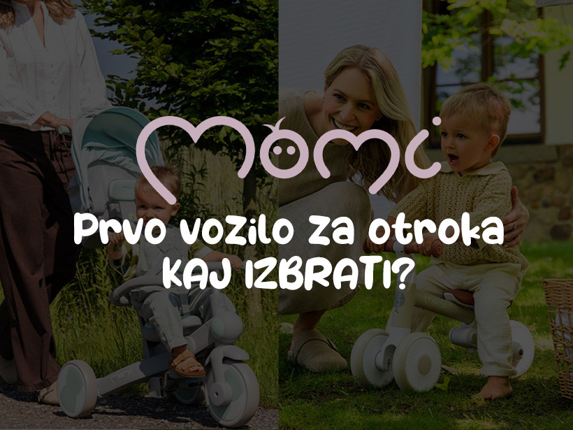 Tricikel ali poganjalno kolo - kaj izbrati za svojega otroka?