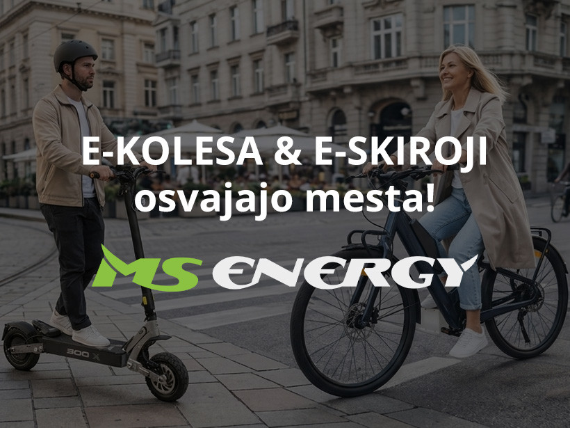E-kolesa & E-skiroji osvajajo mesta