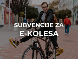 SUBVENCIJE ZA E-KOLESA