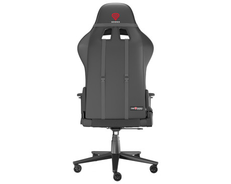 GENESIS NITRO 550 G2 gaming / pisarniški stol, ergonomski, nastavljiva višina / naklon, zibanje, 2x blazina, kolesa CareGLide™, črn