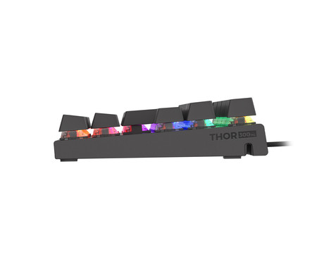 GENESIS THOR 303 TKL gaming tipkovnica, mehanska, RGB LED osvetlitev, Anti-Ghosting, F1 - F12, aplikacija, črna