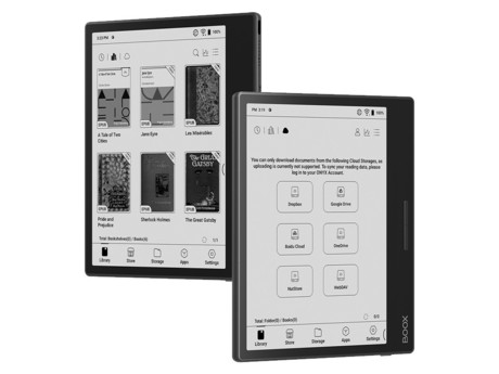 BOOX Page e-bralnik / tablični računalnik, 7", Android 11, 3GB+32GB, Wi-Fi, Bluetooth 5.0, gumbi za obračanje strani, USB Type-C, microSD, črn
