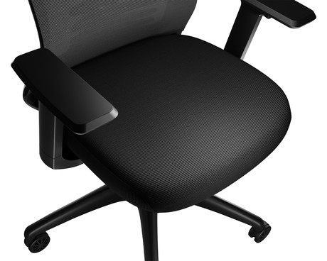 GENESIS ASTAT 200 gaming / pisarniški stol, ergonomski, tehnologija PureFlow™, konstrukcija ExoBase™, CareGlide™, nastavljiva višina / naklon, črn