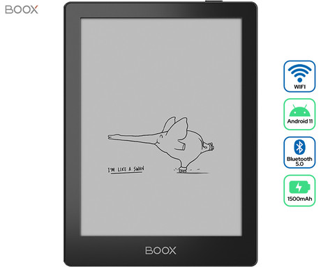 BOOX Poke5 e-bralnik / tablični računalnik, 6", Android 11, 2GB+32GB, Wi-Fi, Bluetooth 5.0, USB-Type-C, microSD, črn