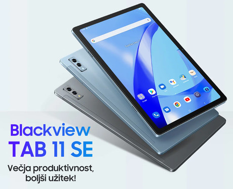 EOL - Blackview TAB 11 SE tablični računalnik, 10.36", 4G-LTE, 8GB+128GB, IPS Full HD+, Android 12, WiFi, Bluetooth, GPS, priložen ovitek, moder (Glacier Blue)