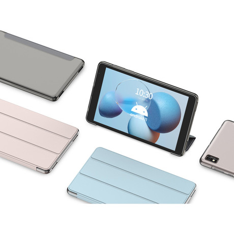 EOL - Originalni ovitek / stojalo za tablični računalnik BlackView Tab 6, 8-inčen, siv (Truffle Gray)