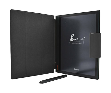 EOL - Originalni MAGNETNI preklopni ovitek / etui za e-bralnik 10.3" BOOX Note Air2 Plus, funkcija stojala, siv