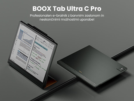 BOOX Tab Ultra C Pro e-bralnik / tablični računalnik, 10.3", barvni zaslon, Android 12, 6GB+128GB, WIFI, Bluetooth 5.0, USB Type-C, microSD, 16MP kamera, + pisalo Pen2 Pro