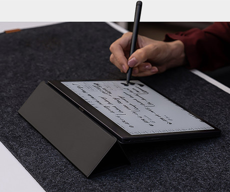 EOL - Originalni MAGNETNI preklopni ovitek / etui za e-bralnik 10.3" BOOX Tab Ultra / Tab Ultra C, funkcija stojala, črn