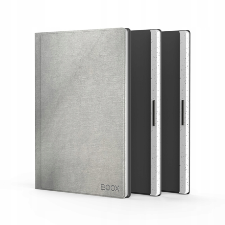 EOL - Originalni preklopni ovitek / etui za e-bralnik 7.8" BOOX Nova Air / Nova Air2 / Note Air C, obračanje strani, siv