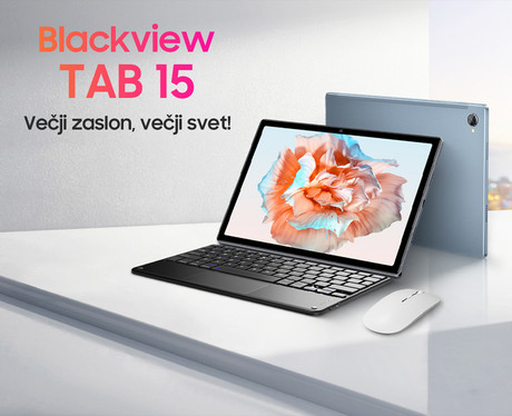 EOL - BlackView TAB 15 tablični računalnik, 10.5", 4G-LTE, 8GB+128GB, IPS FHD+ 1920x1200, Android 12, GPS, priložen ovitek, moder (Twilight Blue)