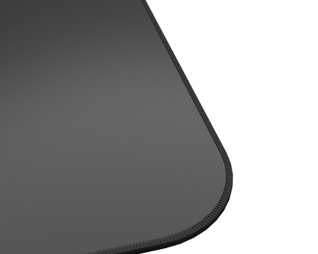 GENESIS CARBON 500 S LOGO podloga za miško, gaming / pisarniška, 250x210mm, vodoodporna, gladka površina, zaščiteni prešiti robovi, protizdrsna, črna