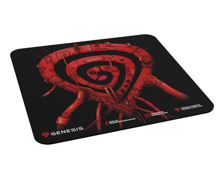 GENESIS Pump Up The Game podloga za miško, Limited Edition, 250x210mm, vodoodporna, gladka površina, protizdrsna