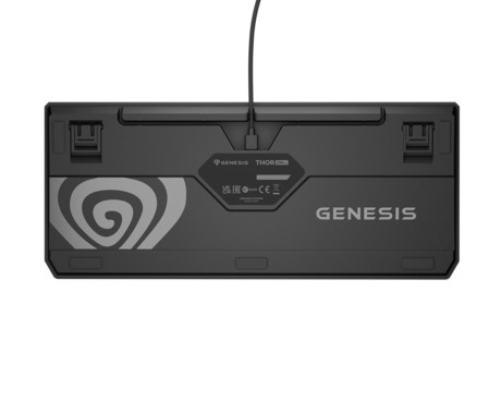 GENESIS THOR 230 TKL Lite gaming mehanska tipkovnica, žična, RGB LED osvetlitev, Hot-Swap tehnologija, Anti-Ghosting, Outemu Red stikala, spomin, programska oprema, Plug & Play, F1-F12, črna