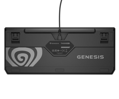 GENESIS THOR 230 TKL gaming mehanska tipkovnica, žična, RGB LED osvetlitev, Hot-Swap tehnologija, Anti-Ghosting, Outemu Brown stikala, spomin, programska oprema, Plug & Play, F1-F12, črna