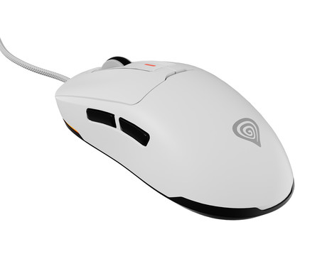 GENESIS KRYPTON 660 žična miška, gaming / pisarniška, 12.000DPI, ultra lahka teža, 6 gumbov, RGB LED osvetlitev, spomin, programska oprema, Plug & Play, 180cm kabel, bela (Howlite White)