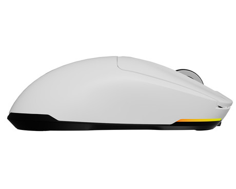 GENESIS ZIRCON 660 brezžična miška, gaming / pisarniška, 12.000DPI, USB 2.4GHz / Bluetooth / USB Type-C, 6 gumbov, polnilna baterija, spomin, programska oprema, Plug & Play, bela (Howlite White)