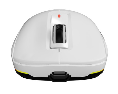 GENESIS ZIRCON 660 brezžična miška, gaming / pisarniška, 12.000DPI, USB 2.4GHz / Bluetooth / USB Type-C, 6 gumbov, polnilna baterija, spomin, programska oprema, Plug & Play, bela (Howlite White)