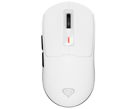 GENESIS ZIRCON 660 brezžična miška, gaming / pisarniška, 12.000DPI, USB 2.4GHz / Bluetooth / USB Type-C, 6 gumbov, polnilna baterija, spomin, programska oprema, Plug & Play, bela (Howlite White)