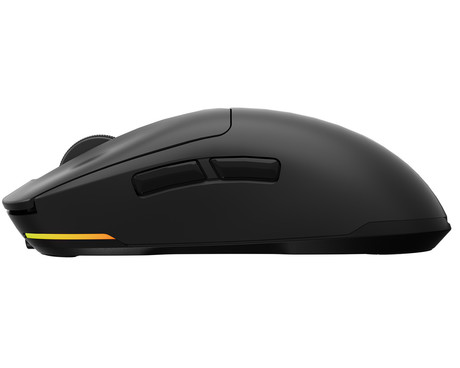 GENESIS ZIRCON 660 PRO brezžična miška, gaming / pisarniška, 26.000DPI, USB 2.4GHz / Bluetooth / USB Type-C, 6 gumbov, polnilna baterija, spomin, programska oprema, Plug & Play, črna (Onyx Black)