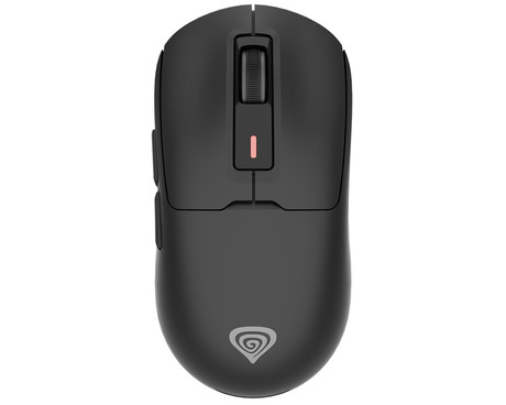 GENESIS ZIRCON 660 PRO brezžična miška, gaming / pisarniška, 26.000DPI, USB 2.4GHz / Bluetooth / USB Type-C, 6 gumbov, polnilna baterija, spomin, programska oprema, Plug & Play, črna (Onyx Black)