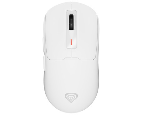 GENESIS ZIRCON 660 PRO brezžična miška, gaming / pisarniška, 26.000DPI, USB 2.4GHz / Bluetooth / USB Type-C, 6 gumbov, polnilna baterija, spomin, programska oprema, Plug & Play, bela (Howlite White)
