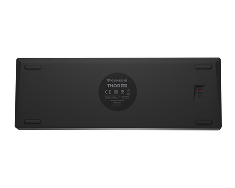 GENESIS THOR 660 G2 gaming mehanska tipkovnica, žična / brezžična, USB 2.4GHz / BT 5.0 / USB-C, baterija, RGB LED, RapidSpeed, Gateron Brown stikala, spomin, programska oprema, Plug & Play, črna