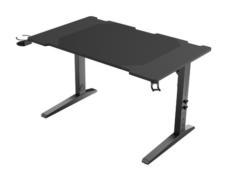 GENESIS HOLM MODULAR 120 pisarniška / gaming miza, modularna, robustna konstrukcija, nastavljiva višina, RGB LED osvetlitev, napeljava kablov, 2x držalo, 120x75cm, črna GENESIS HOLM MODULAR 120 pisarniška / gaming miza, modularna, robustna konstrukcija, nastavljiva višina, RGB LED osvetlitev, napeljava kablov, 2x držalo, 120x75cm, črna