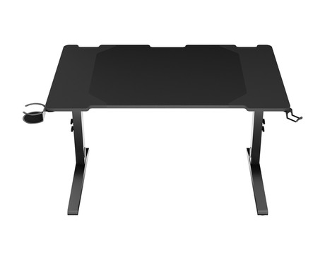 GENESIS HOLM MODULAR 120 pisarniška / gaming miza, modularna, robustna konstrukcija, nastavljiva višina, RGB LED osvetlitev, napeljava kablov, 2x držalo, 120x75cm, črna GENESIS HOLM MODULAR 120 pisarniška / gaming miza, modularna, robustna konstrukcija, nastavljiva višina, RGB LED osvetlitev, napeljava kablov, 2x držalo, 120x75cm, črna