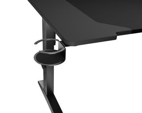 GENESIS HOLM MODULAR 160 pisarniška / gaming miza, modularna, robustna konstrukcija, nastavljiva višina, RGB LED osvetlitev, napeljava kablov, 2x držalo, 160x75cm, črna GENESIS HOLM MODULAR 160 pisarniška / gaming miza, modularna, robustna konstrukcija, nastavljiva višina, RGB LED osvetlitev, napeljava kablov, 2x držalo, 160x75cm, črna