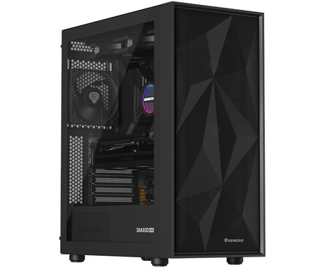 GENESIS HYDRIA 240 vodno hlajenje, All-In-One, 240mm, aktivno, univerzalna kompatibilnost, 3-fazna črpalka, 2x 120mm PWM ventilator, FDB ležaji, LED osvetlitev, +dodatki za namestitev