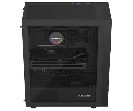 GENESIS HYDRIA 240 vodno hlajenje, All-In-One, 240mm, aktivno, univerzalna kompatibilnost, 3-fazna črpalka, 2x 120mm PWM ventilator, FDB ležaji, LED osvetlitev, +dodatki za namestitev