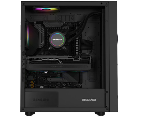 GENESIS HYDRIA 360 vodno hlajenje, All-In-One, 360mm, aktivno, univerzalna kompatibilnost, 3-fazna črpalka, 3x 120mm PWM ventilator, FDB ležaji, LED osvetlitev, +dodatki za namestitev