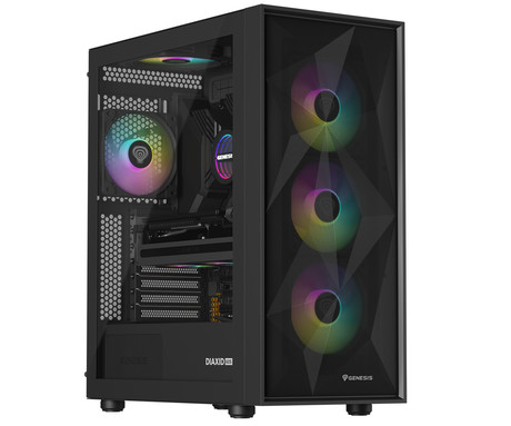 GENESIS HYDRIA 360 vodno hlajenje, All-In-One, 360mm, aktivno, univerzalna kompatibilnost, 3-fazna črpalka, 3x 120mm PWM ventilator, FDB ležaji, LED osvetlitev, +dodatki za namestitev