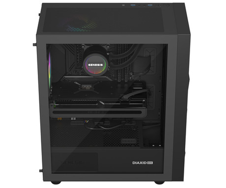 GENESIS HYDRIA 360 vodno hlajenje, All-In-One, 360mm, aktivno, univerzalna kompatibilnost, 3-fazna črpalka, 3x 120mm PWM ventilator, FDB ležaji, LED osvetlitev, +dodatki za namestitev