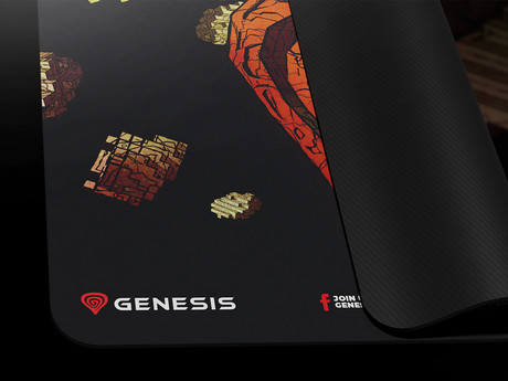 GENESIS Ancient Stone Of Genesis podloga za miško, Limited Edition, gaming / pisarniška, 250x210mm, vodoodporna, gladka površina, protizdrsna