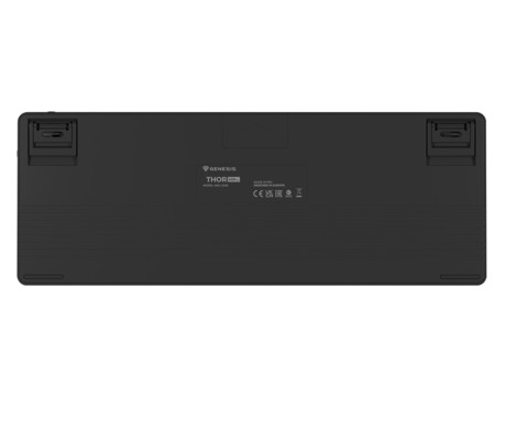 GENESIS THOR 430 TKL gaming mehanska tipkovnica, brezžična / žična, USB 2.4GHz / BT / USB-C, baterija, RGB LED, Hot-Swap, Anti-Ghosting, Outemu Pink, spomin, programska oprema, Plug&Play, F1-F12, črna