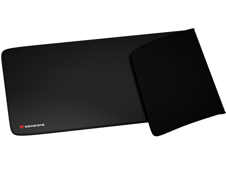 GENESIS CARBON 500 ULTRA LOGO podloga za miško, gaming / pisarniška, 1100x450mm, vodoodporna, gladka površina, zaščiteni prešiti robovi, protizdrsna, črna