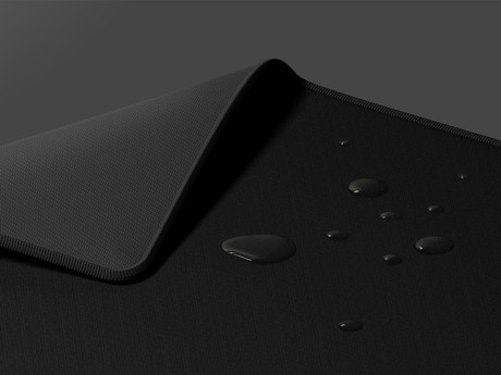 GENESIS CARBON 500 HYPER LOGO podloga za miško, gaming / pisarniška, 1200x600mm, vodoodporna, gladka površina, zaščiteni prešiti robovi, protizdrsna, črna