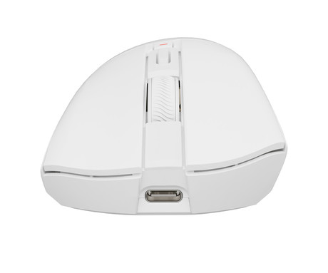 GENESIS ZIRCON 880 PRO brezžična gaming miška, 8K, 30.000DPI, USB 2.4GHz / Bluetooth / USB Type-C, 6 gumbov, Kailh Optical stikala, polnilna baterija, spomin, programska oprema, stekleni drsniki, bela