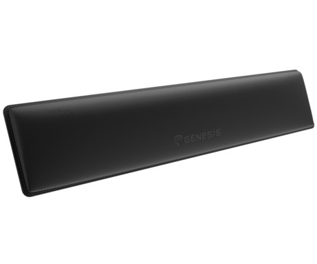 GENESIS RUBID 600 podloga za zapestje, gaming / pisarniška / ergonomska, 440x88mm, Memory Foam spominska pena, Ice Silk Lycra tekstil, Cooling Gel plast, zaščiteni robovi, protizdrsna, črna