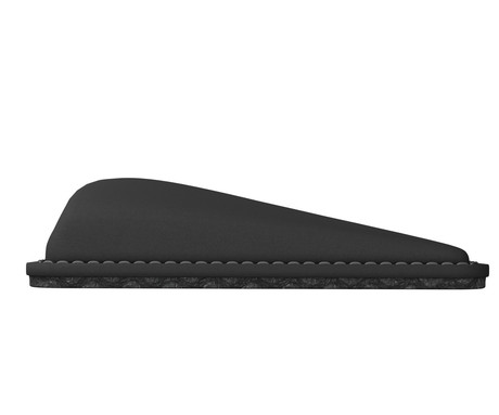 GENESIS RUBID 600 podloga za zapestje, gaming / pisarniška / ergonomska, 440x88mm, Memory Foam spominska pena, Ice Silk Lycra tekstil, Cooling Gel plast, zaščiteni robovi, protizdrsna, črna