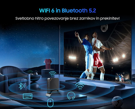 Blackview MP200 namizni mini računalnik, Windows 11 PRO, Intel Core i9, 16GB RAM, 1TB SSD, Dual WiFi 6, Bluetooth 5.2, Ethernet, 4x USB 3.2, 1x HDMI, 1x DP, 1x USB Type-C