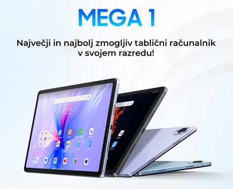 Blackview MEGA 1 tablični računalnik, 11.5", 5G, 12GB+256GB, IPS Full HD+, Android 13, WiFi 5, Bluetooth 5.1, GPS, zvočniki, +pisalo, +ovitek, siv (Space Gray)