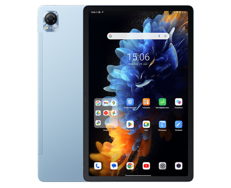 Blackview MEGA 1 tablični računalnik, 11.5", IPS 2.4K, 12GB+256GB, Android, Dual WiFi, Bluetooth, GPS, 4xzvočniki, +pisalo, +ovitek, moder (Sky Blue)