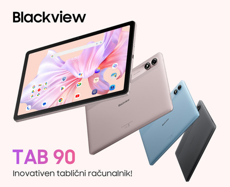 Blackview TAB 90 tablični računalnik, 10.92", 4G LTE, 8GB+128GB, IPS HD, Android, 8200mAh, WiFi 5, Bluetooth, Dual SIM, zvočniki, + ovitek, siv (Ink Gray)