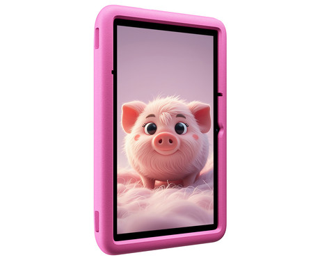 Blackview TAB A6 KIDS tablični računalnik, 10.1", 4GB+128GB, IPS HD+, Android, 5100mAh, WiFi 6, Bluetooth 5.3, Google Kids, zvočniki, +ovitek, roza (Rose Pink)